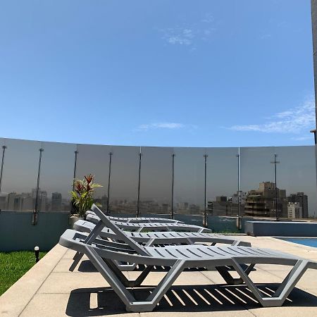 Апартаменты Acogedor Dpto En San Isidro Excelente Vista, Piscina Y Wifi Лима Экстерьер фото